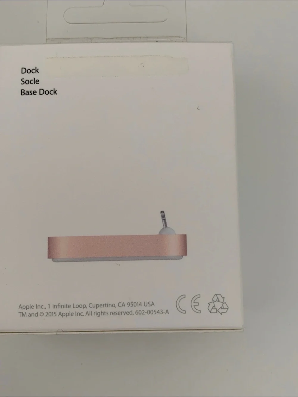 Apple iPhone Lightning Dock — Rose Gold